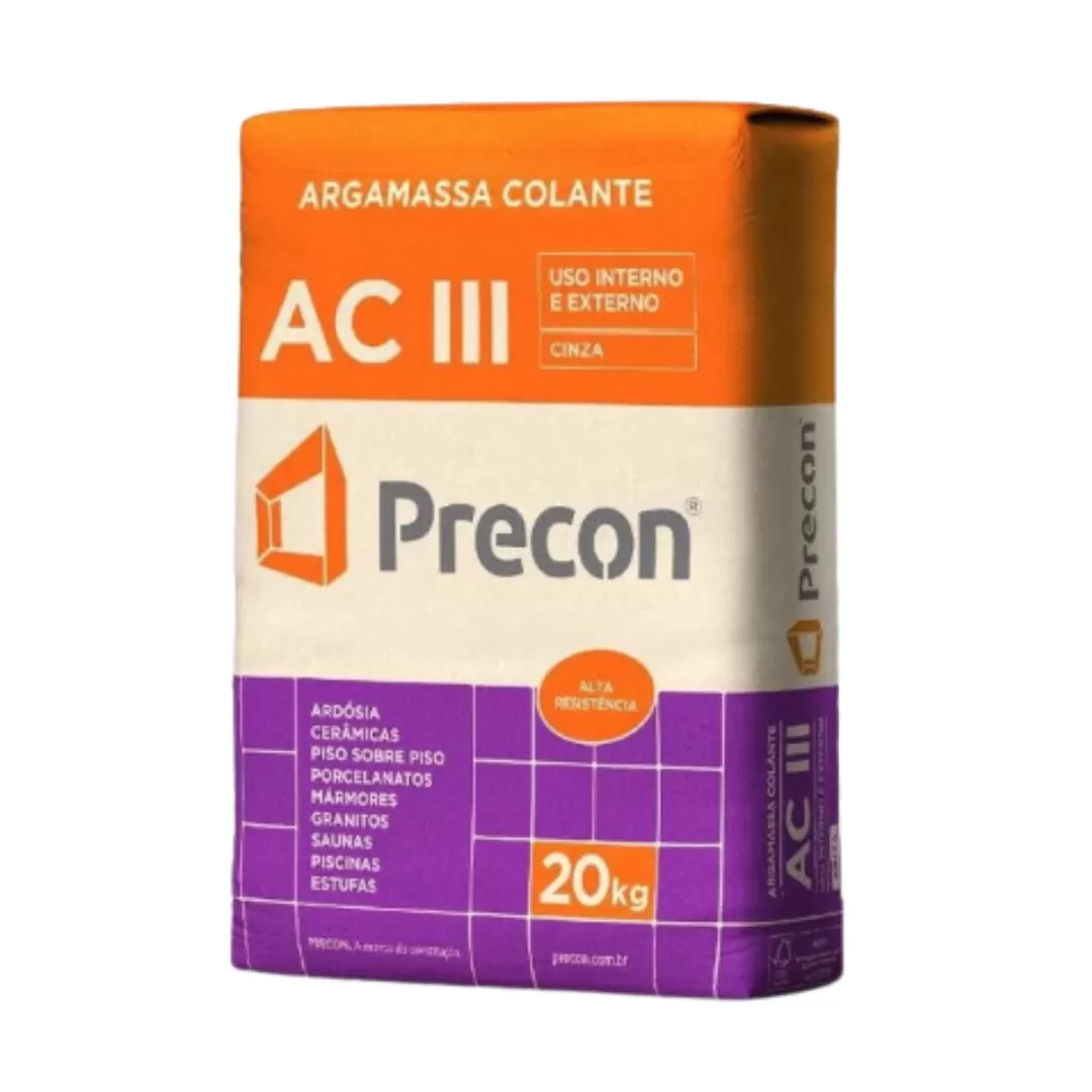 Argamassa Colante AC III - Cinza