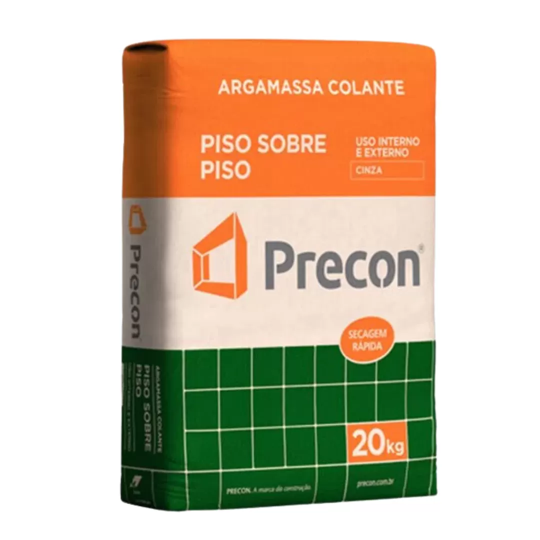 Argamassa Colante Piso sobre Piso - Cinza