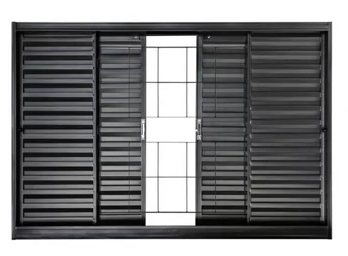 Janela Veneziana Com Grade 120×100 POP