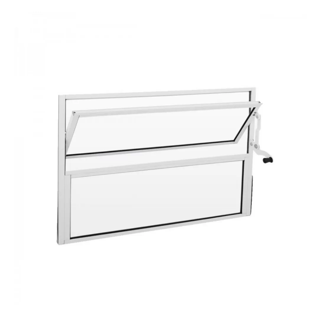 Vitrô Branco 60X40 Alumínio