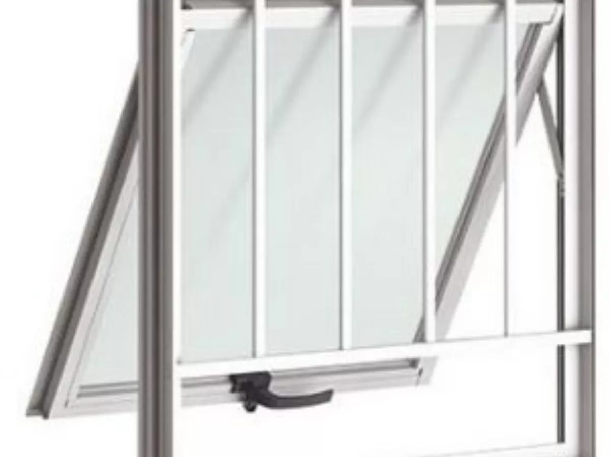 Vitrô Maxim-Ar Branco C/ Grade 50X50 Alumínio